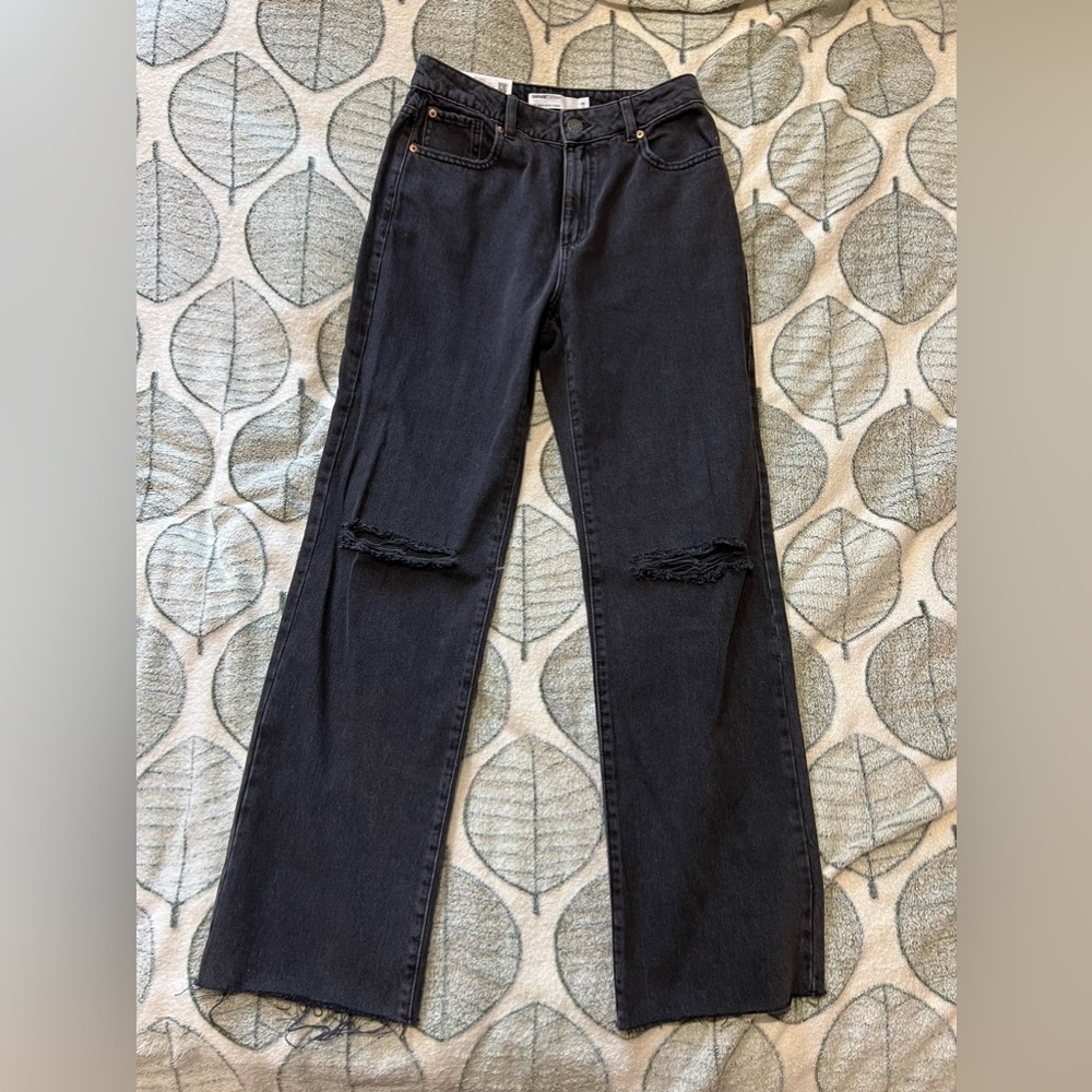 High-Rise Vintage Straight Jeans